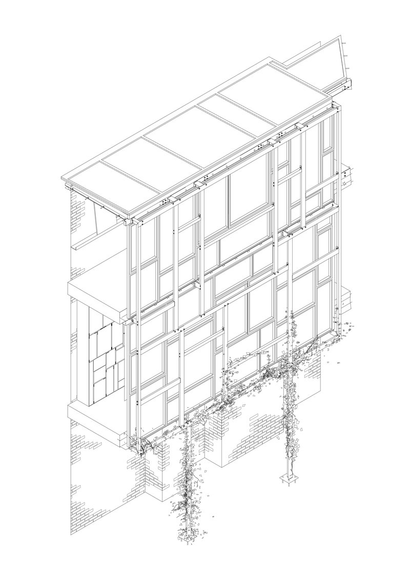 The Layered Gallery - axonometric